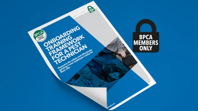 BPCA Guidance document for Onboarding a Pest Technician